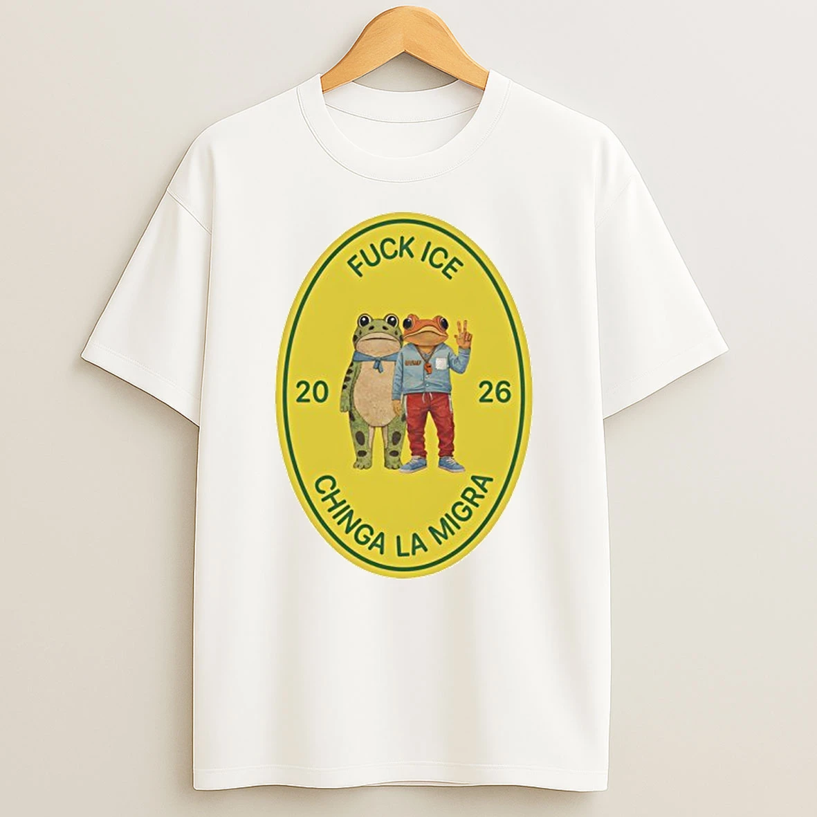 Sapo Concho Chinga La Migra Fuck Ice Out 2026 T Shirt