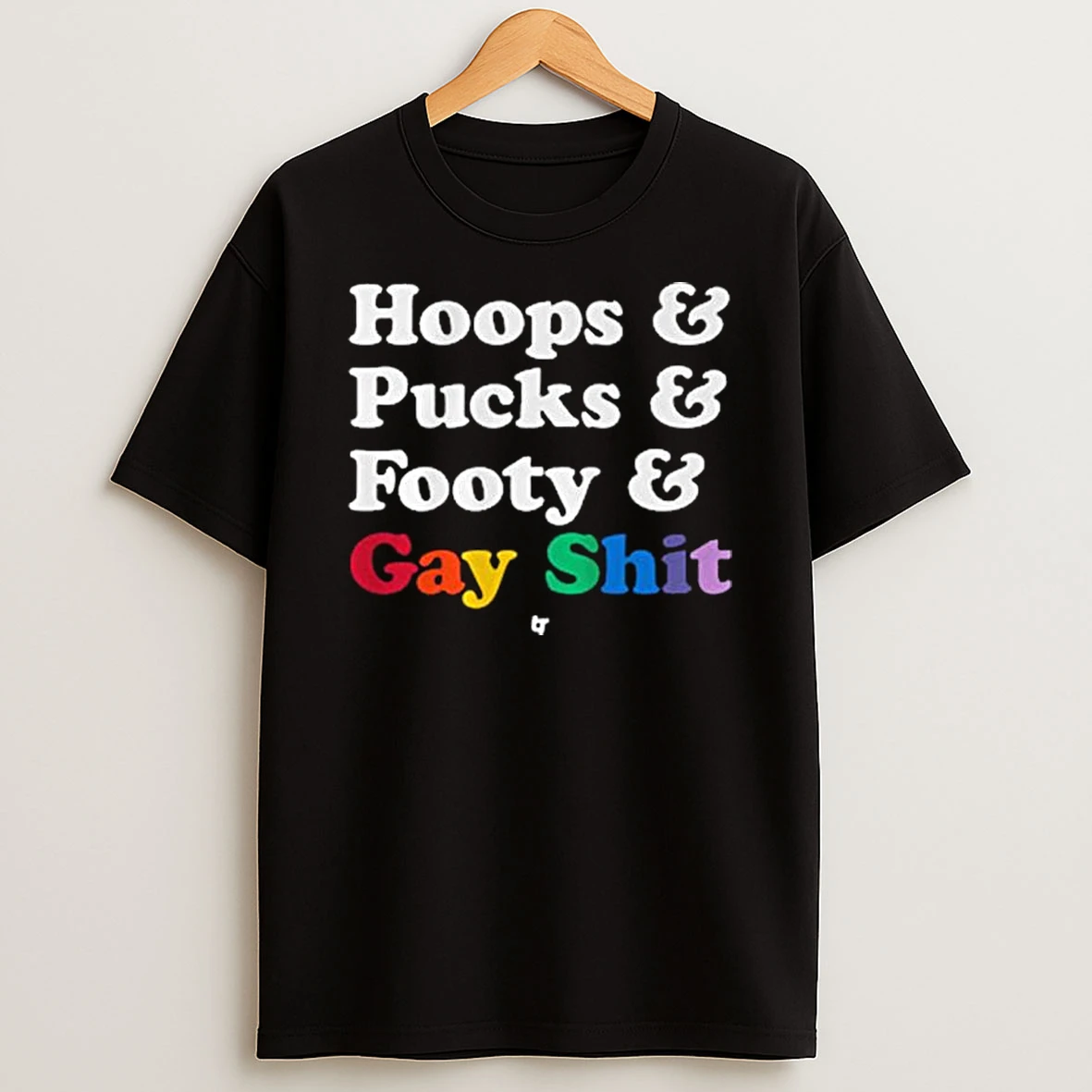 Sarah Spain Hoops Pucks Footy Gay Shit T Shirt