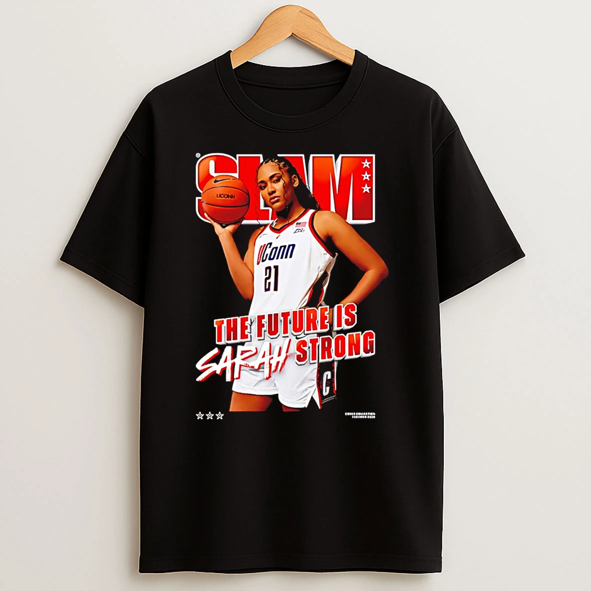 Sarah Strong Uconn Huskies The Future Is Sarah Strong Slam T Shirt