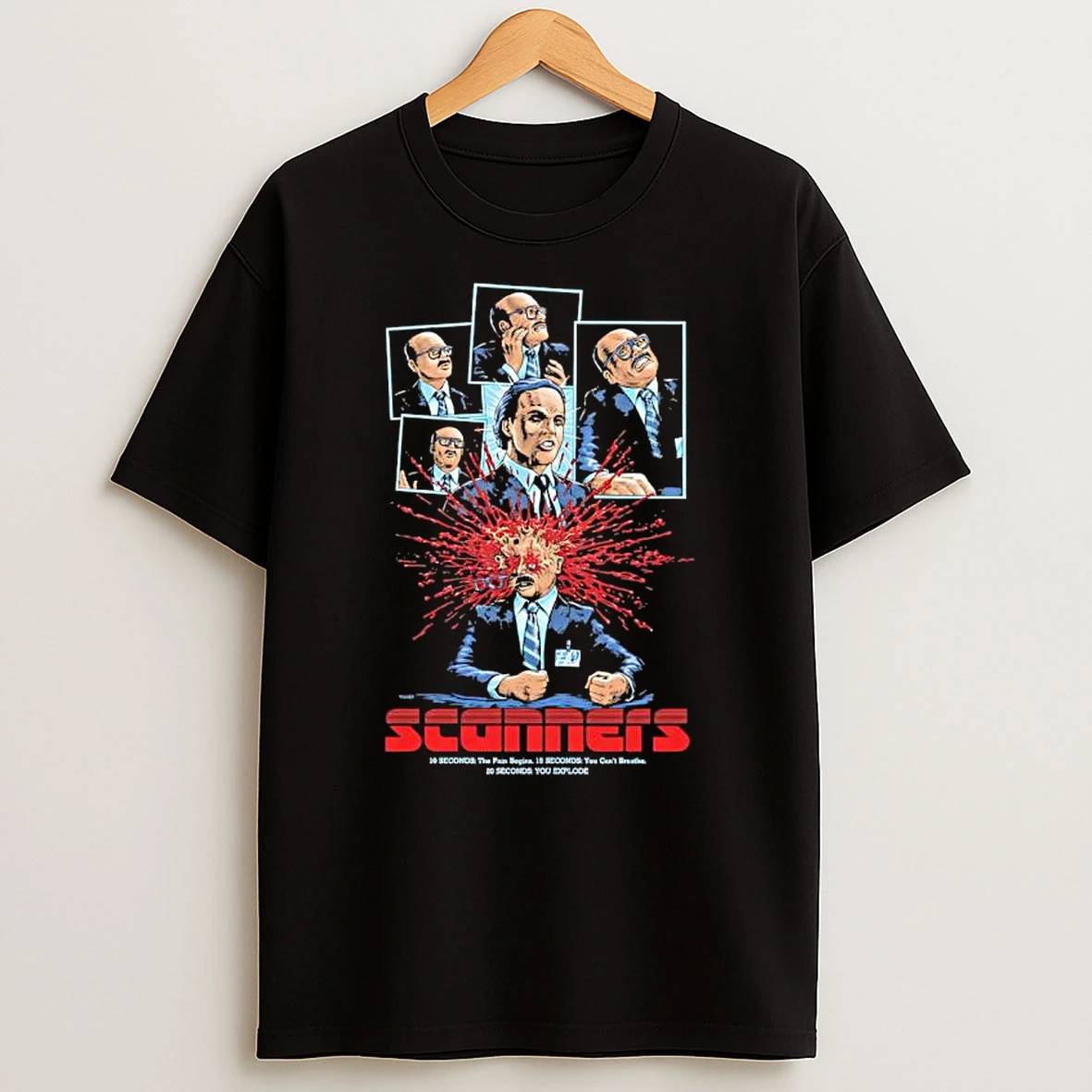 Scanners Horror Movie T Shirt