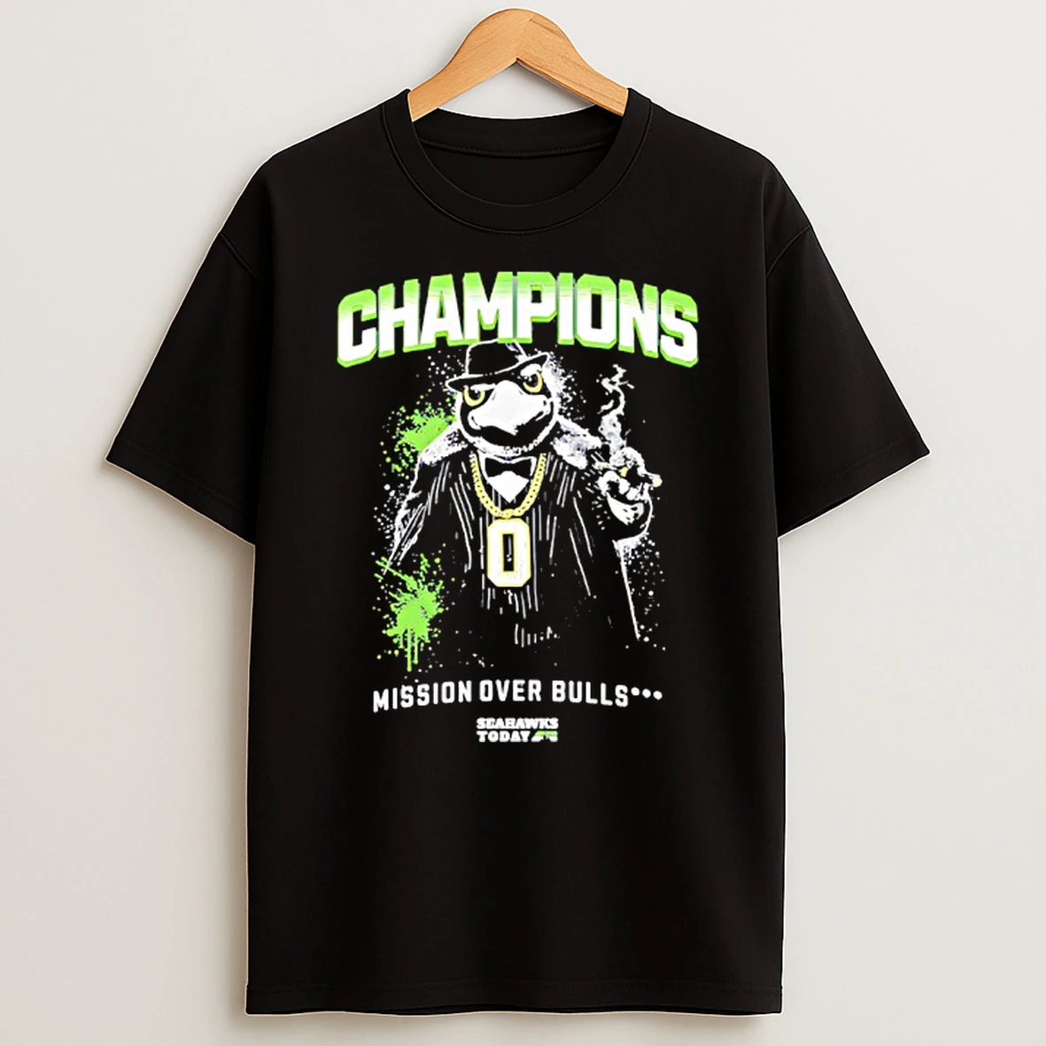 Seahawks Champs Mission Over Bulls T Shirt