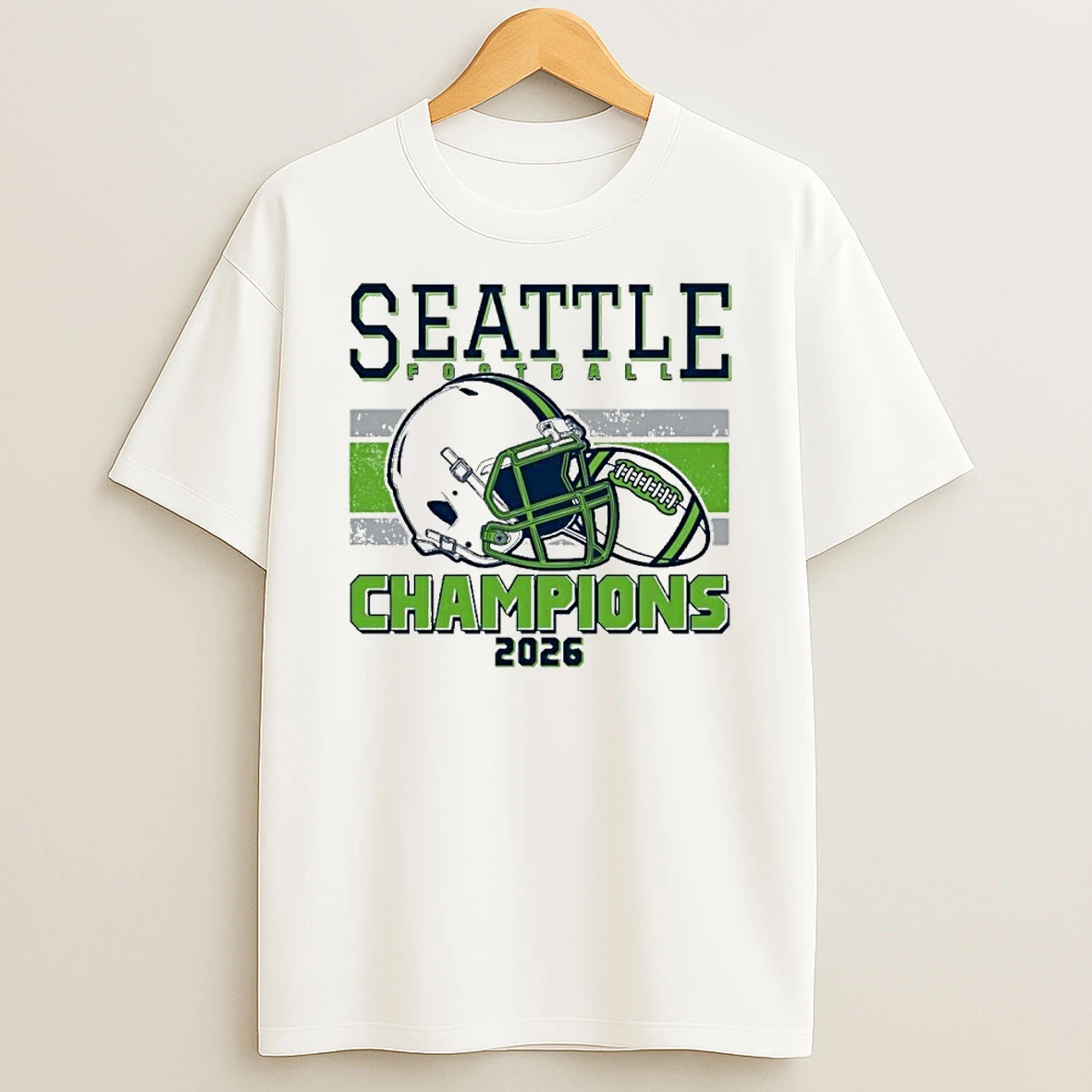 Seattle Football Champions 2026 T Shirt