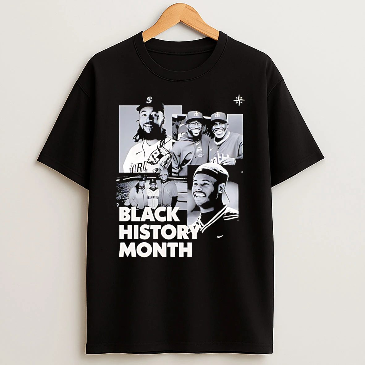 Seattle Mariners Ken Griffey Jr Black History Month T Shirt