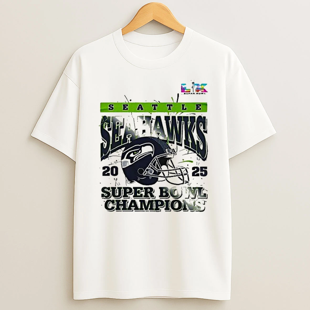 Seattle Seahawks 2025 Champions Super Bowl Lx T Shirt