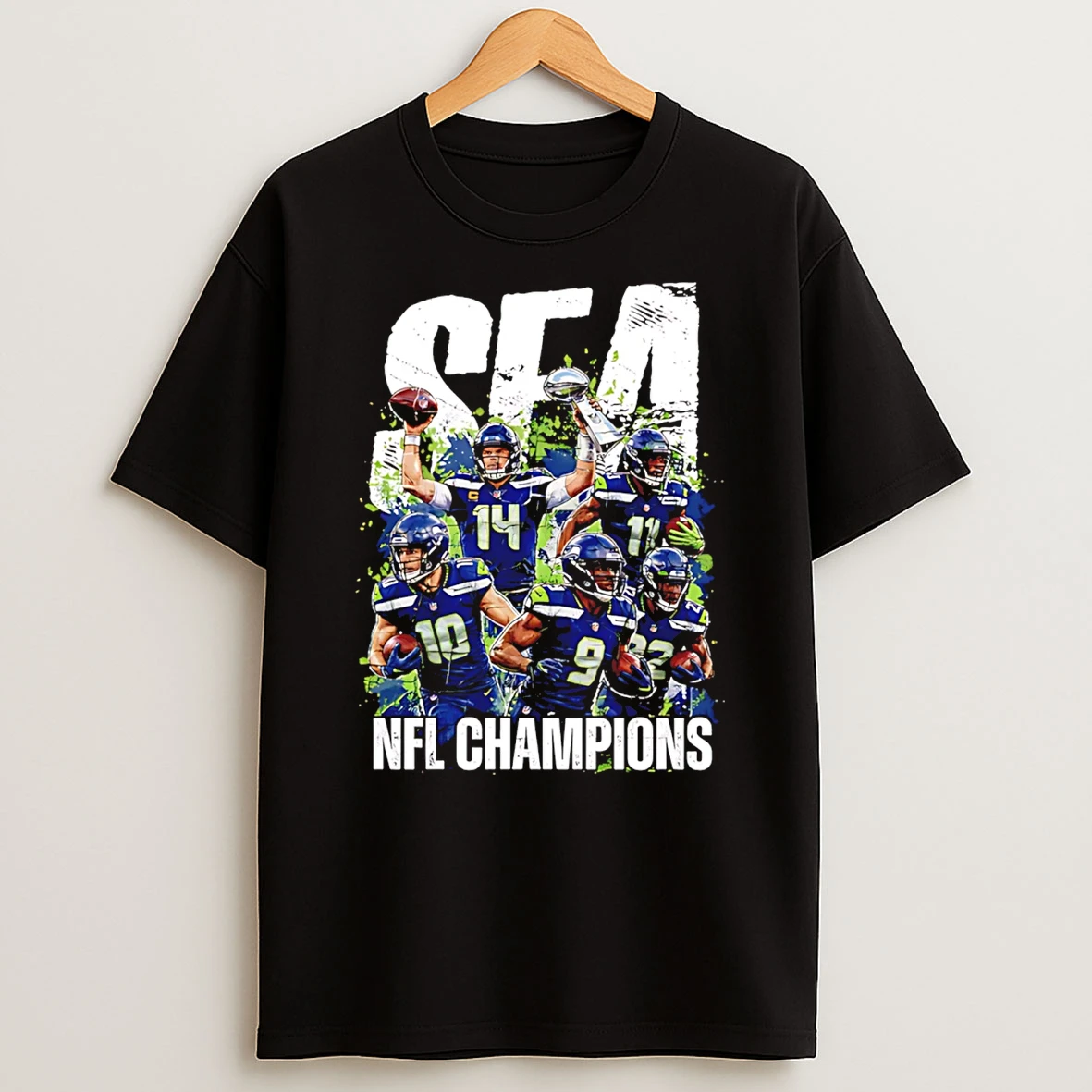 Seattle Seahawks 2025 Sea Nfl Champions T Shirt