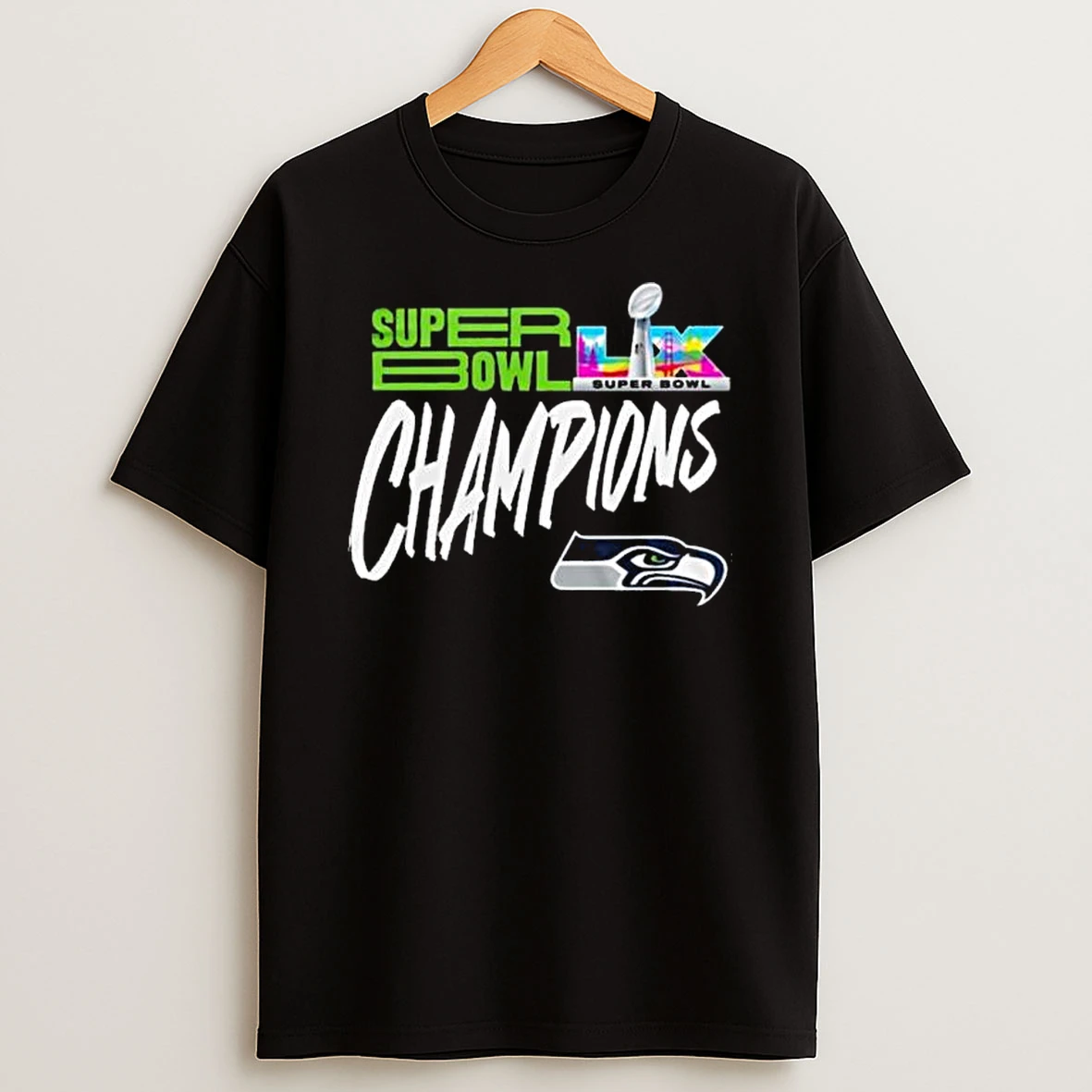 Seattle Seahawks 2025 Super Bowl Champions T Shirt