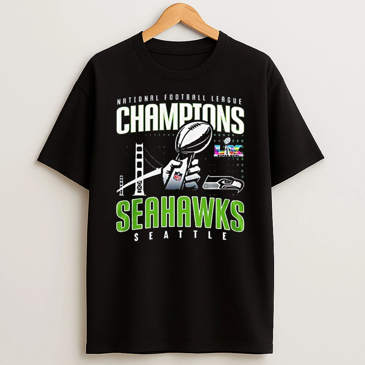 Seattle Seahawks 2025 Super Bowl Lx Champions Making History T Shirt