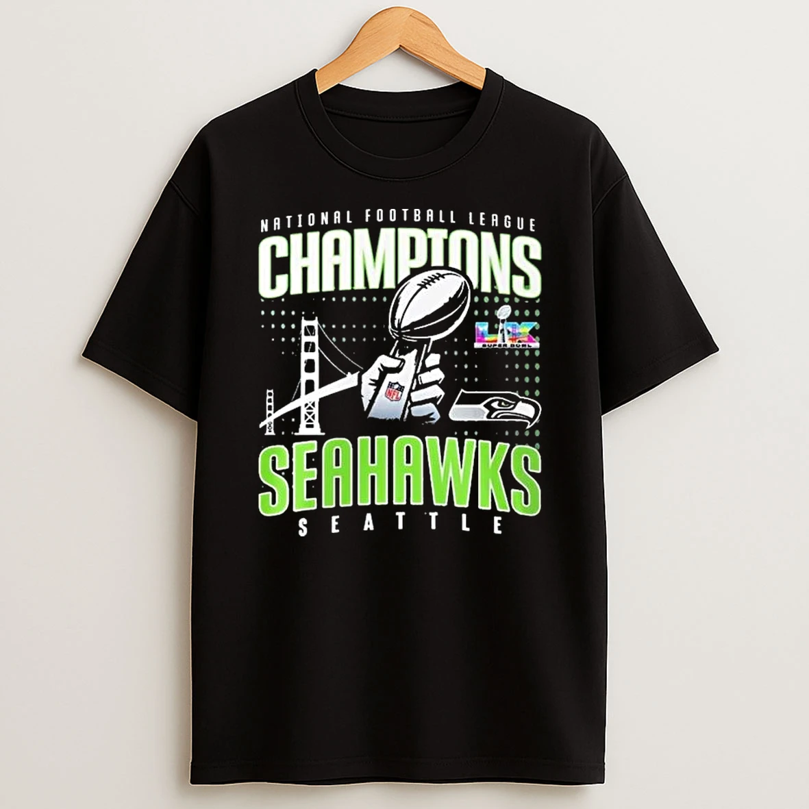 Seattle Seahawks 2026 National Football League Super Bowl Lx Champions T Shirt