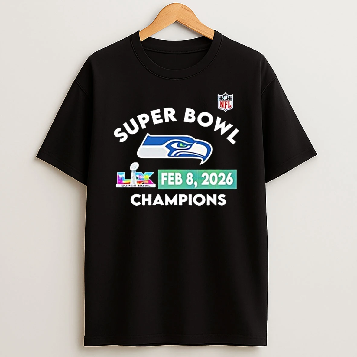Seattle Seahawks 2026 Super Bowl Lix Champions Nfl Win T Shirt
