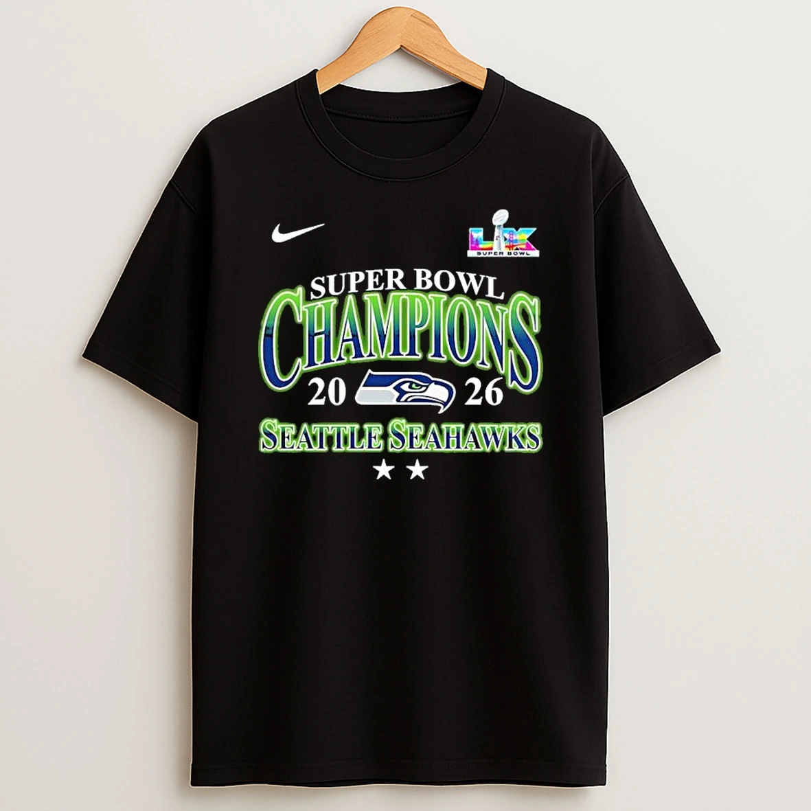 Seattle Seahawks 2026 Super Bowl Lx Champions T Shirt