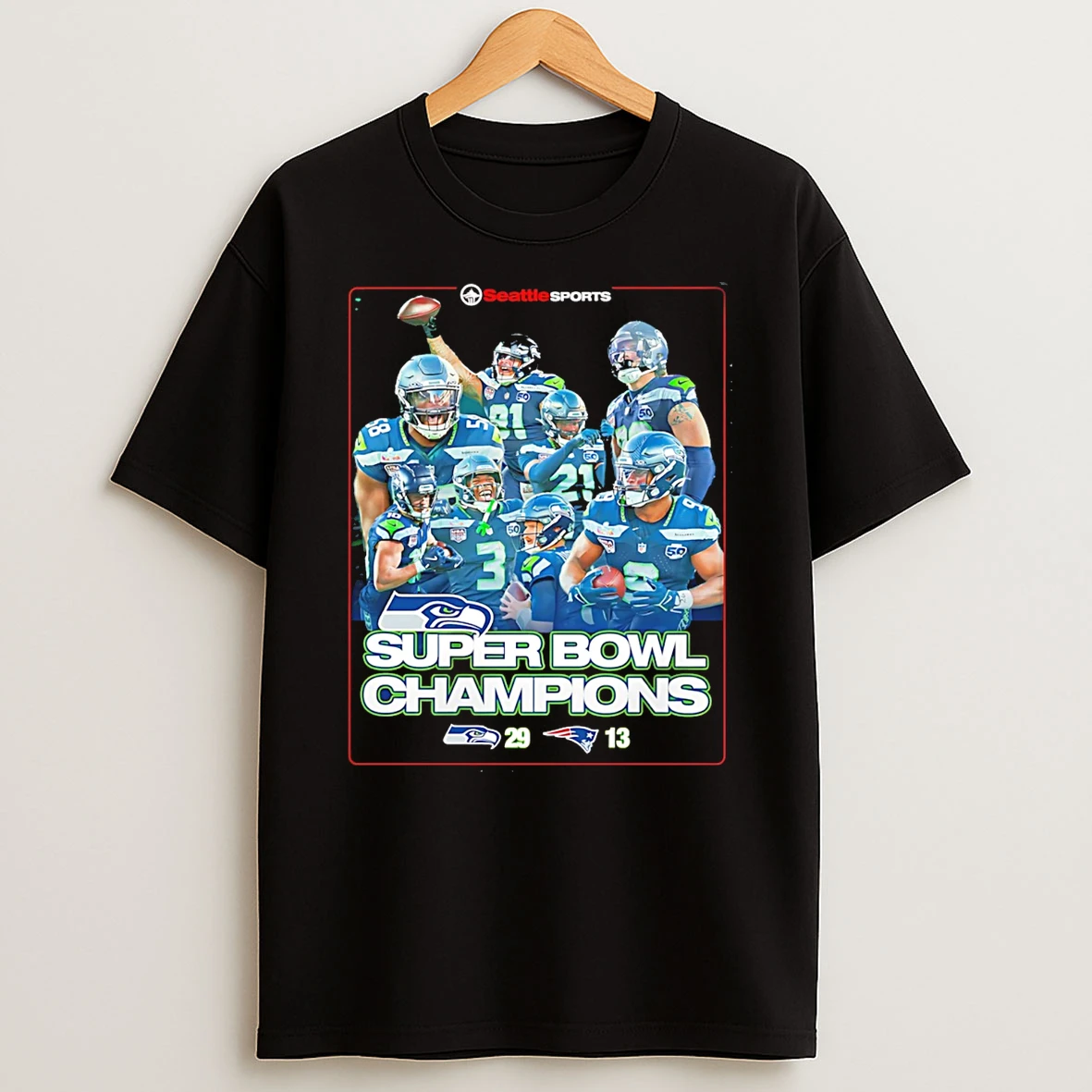 Seattle Seahawks 2026 Super Bowl Lx Champions Score T Shirt