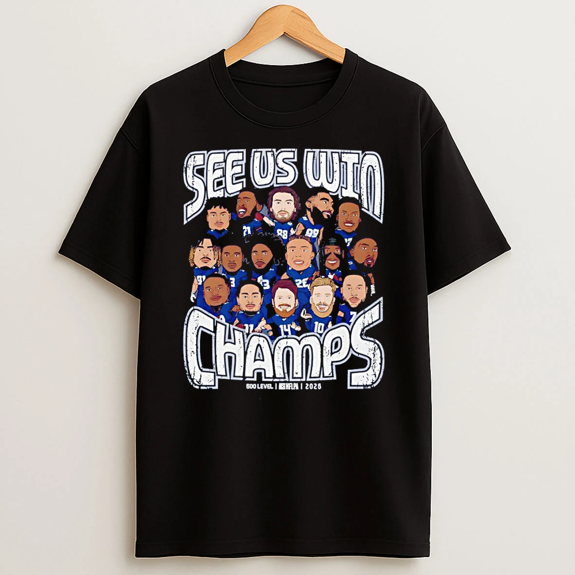 Seattle Seahawks Football 2025 See Us Win Champs Cartoon T Shirt