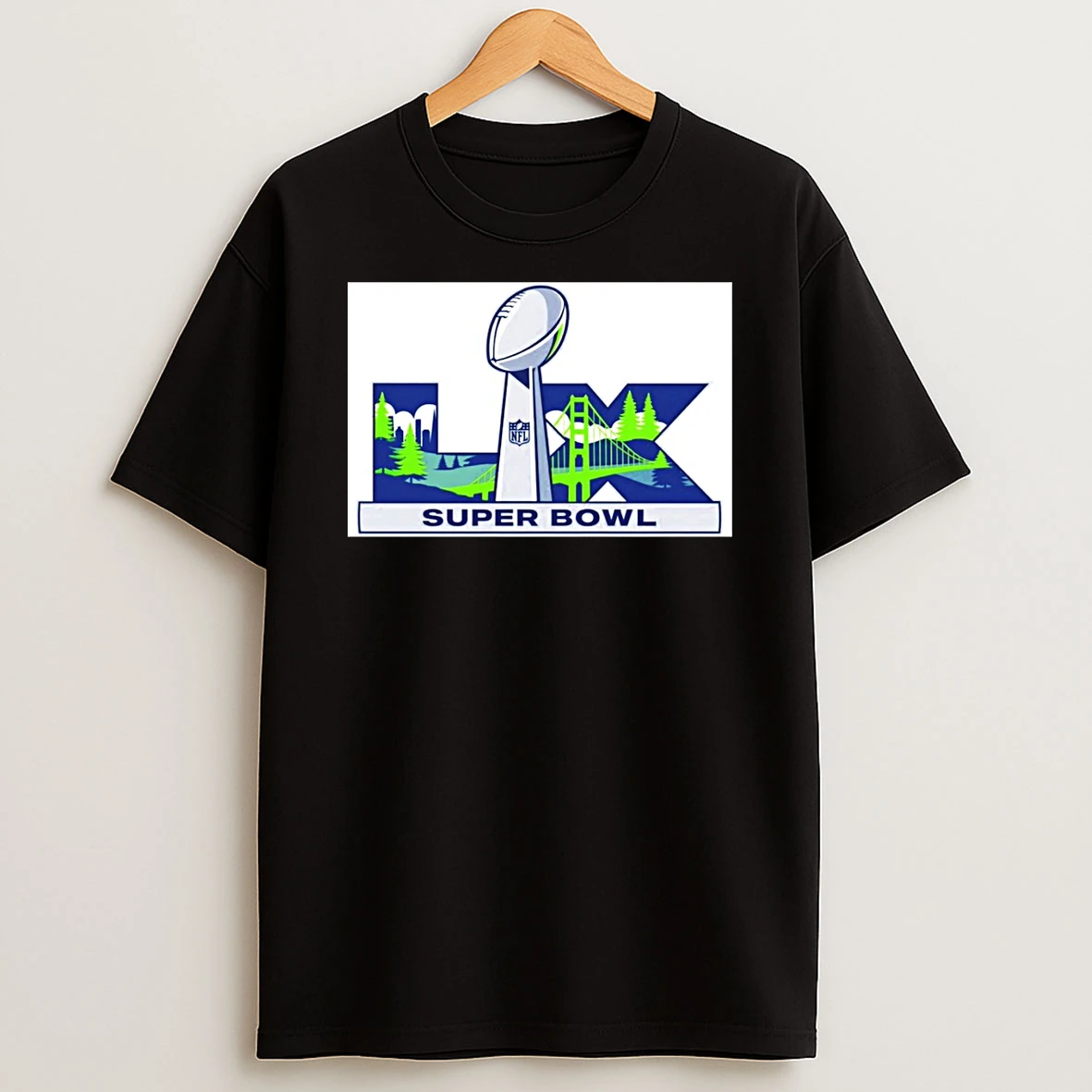Seattle Seahawks Football Lix Super Bowl Nfl Logo 2026 T Shirt