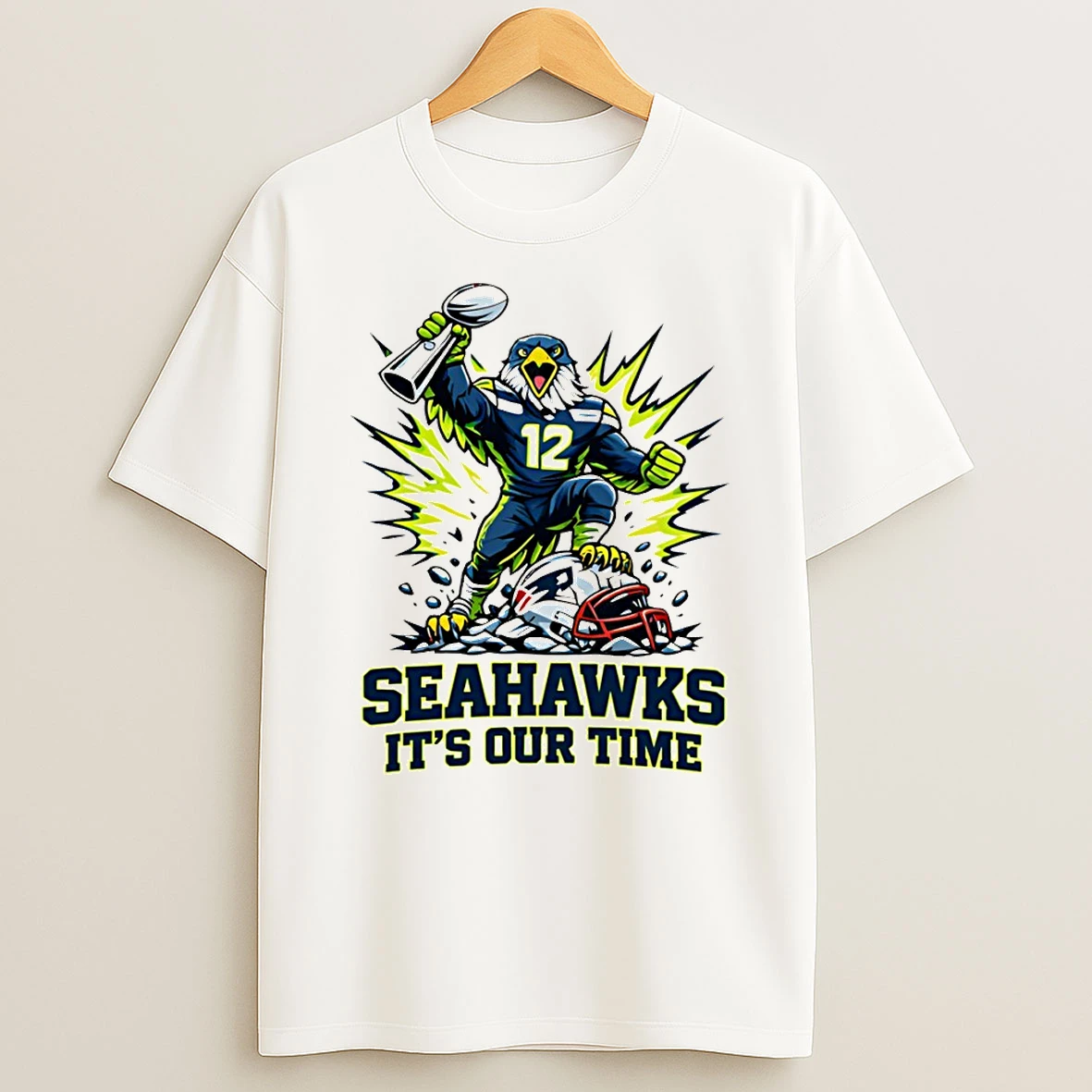 Seattle Seahawks Football Winner Super Bowl Champions 2026 Seahawks Its Our Time T Shirt