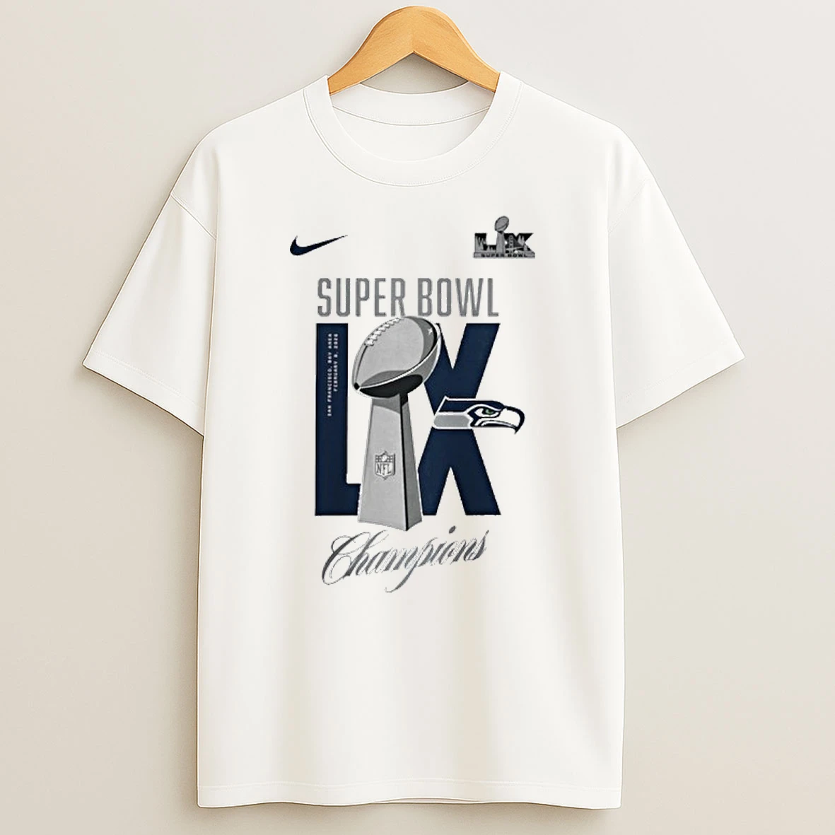 Seattle Seahawks Nike Super Bowl Lx Champions T Shirt