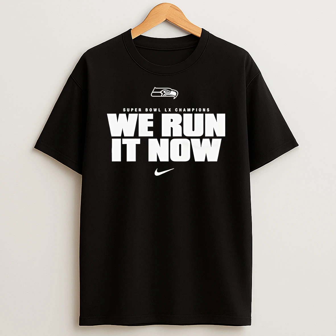 Seattle Seahawks Nike Super Bowl Lx Champions We Run It Now T Shirt