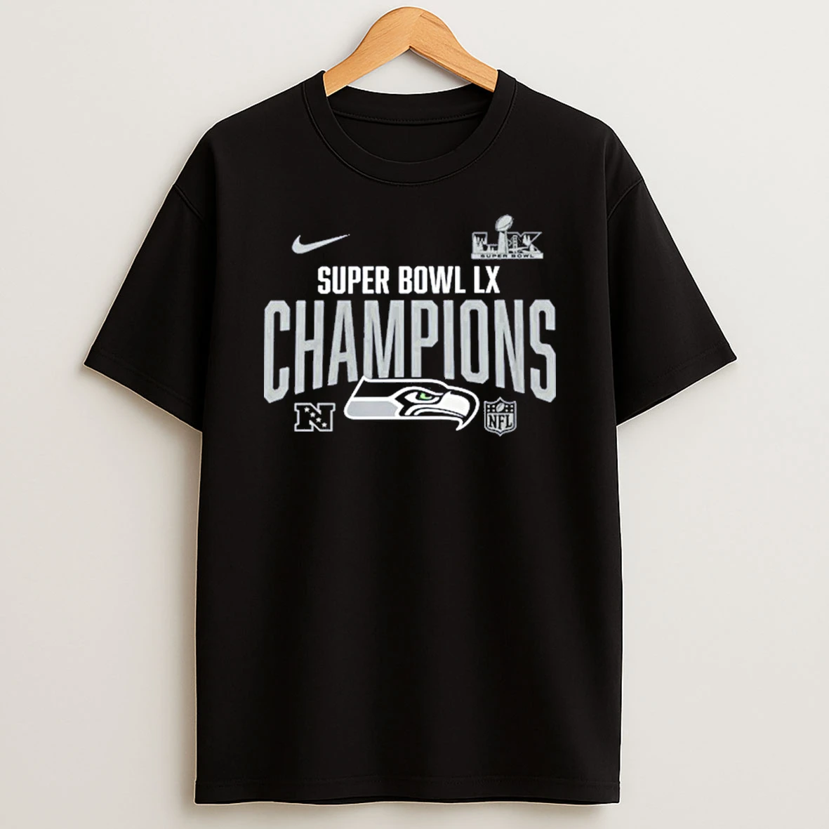 Seattle Seahawks Nike Womens Super Bowl Lx Champions T Shirt
