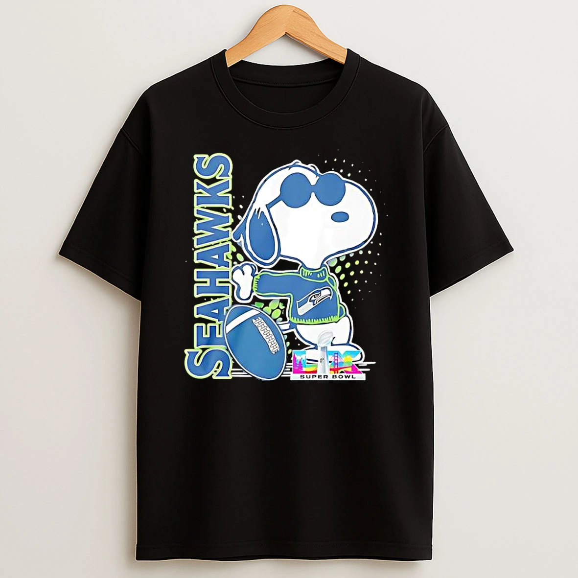 Seattle Seahawks Snoopy Joe Cool Vintage T Shirt