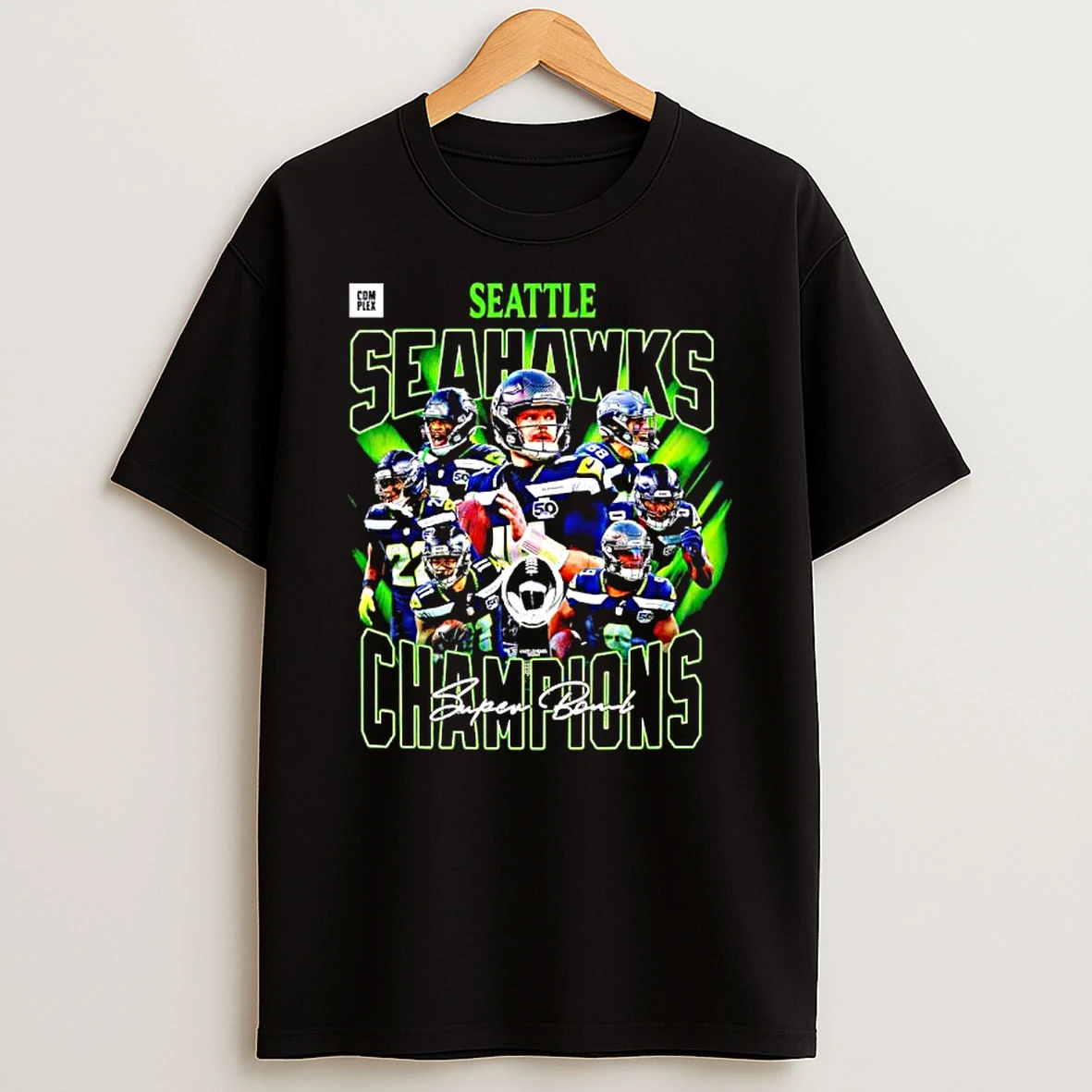 Seattle Seahawks Super Bowl Lix Champions Story T Shirt