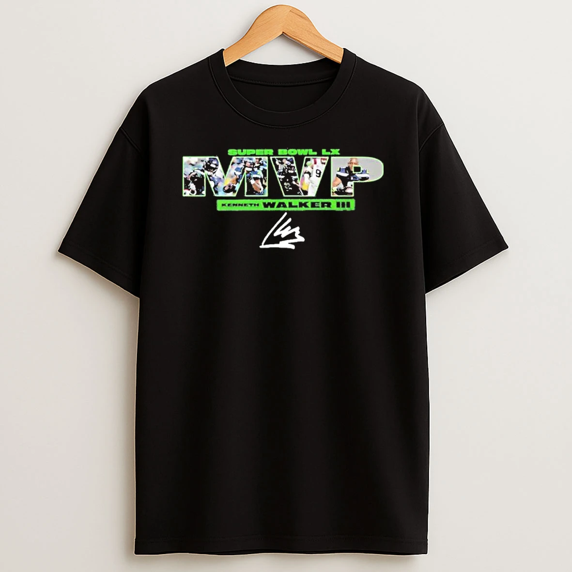 Seattle Seahawks Super Bowl Lx Champions Mvp Kenneth Walker Iii T Shirt