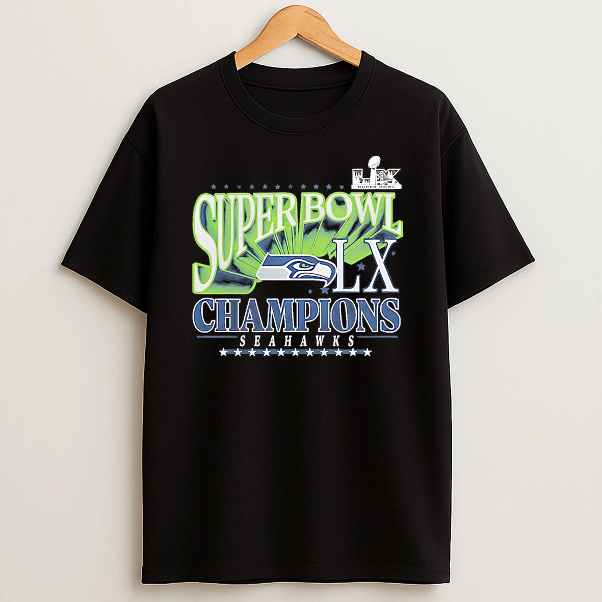 Seattle Seahawks Super Bowl Lx Champions Top Dogs Vintage T Shirt