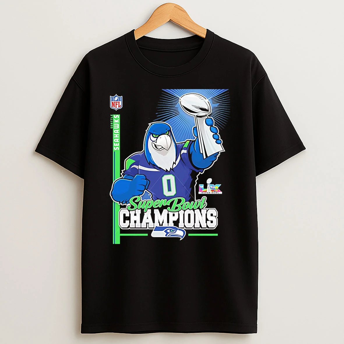 Seattle Seahawks Super Bowl Lx Champions Draw T Shirt