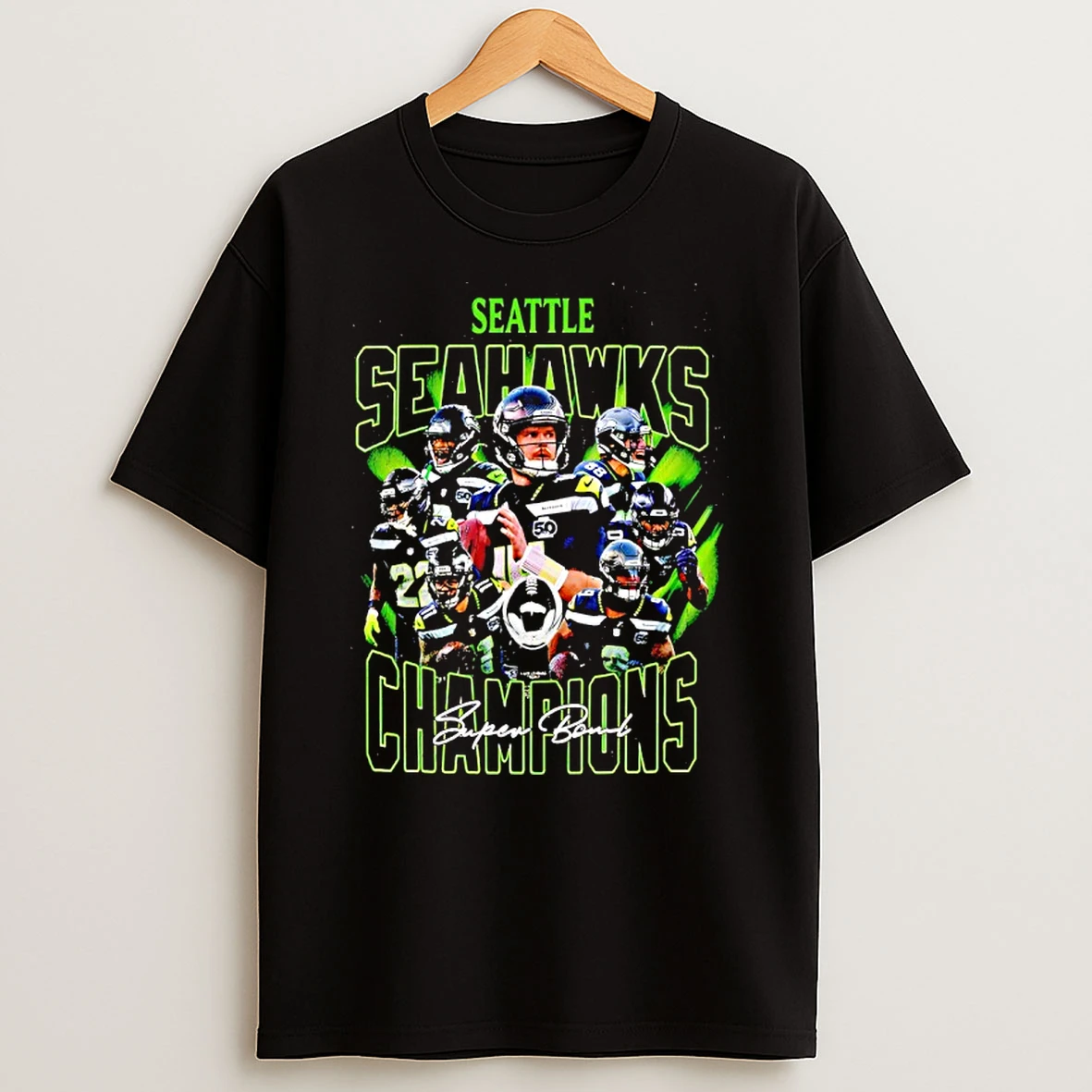 Seattle Seahawks Super Bowl Lx Champion Layered T Shirt