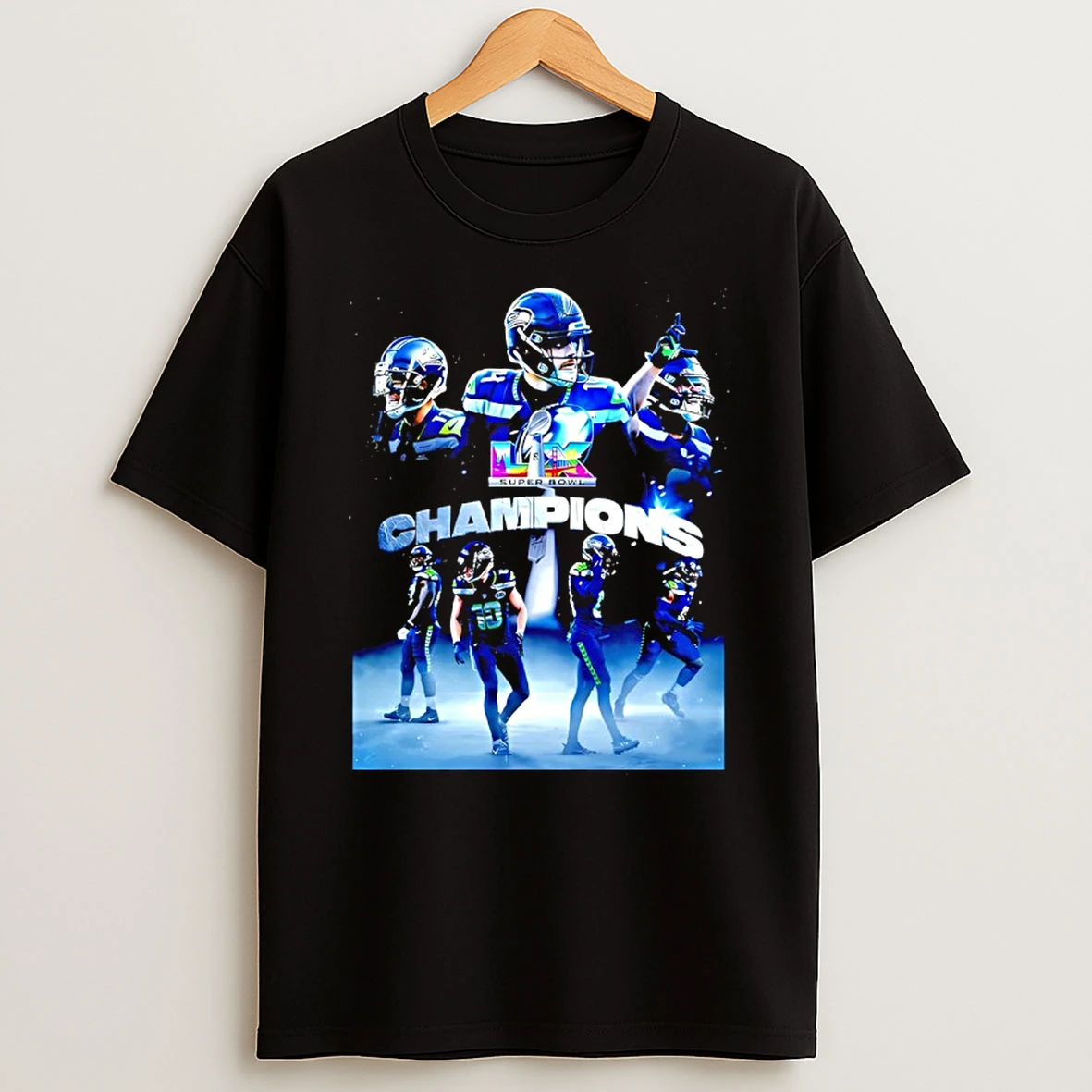 Seattle Seahawks Super Bowl Lx Champion V4 T Shirt