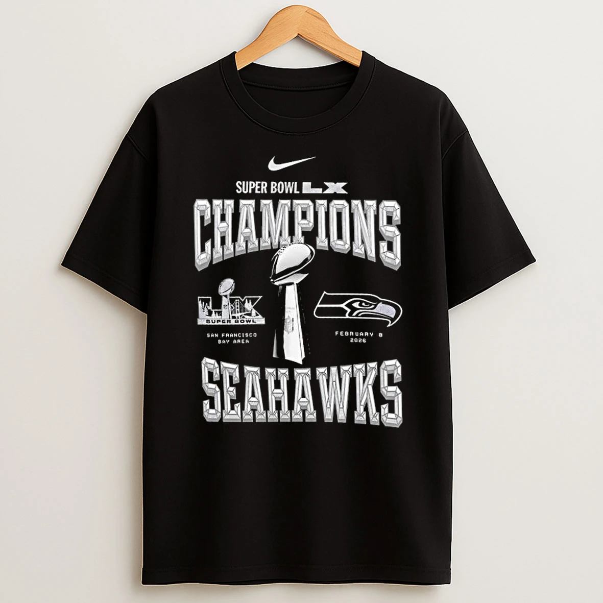 Seattle Seahawks Super Bowl Lx Champions Locker Room T Shirt