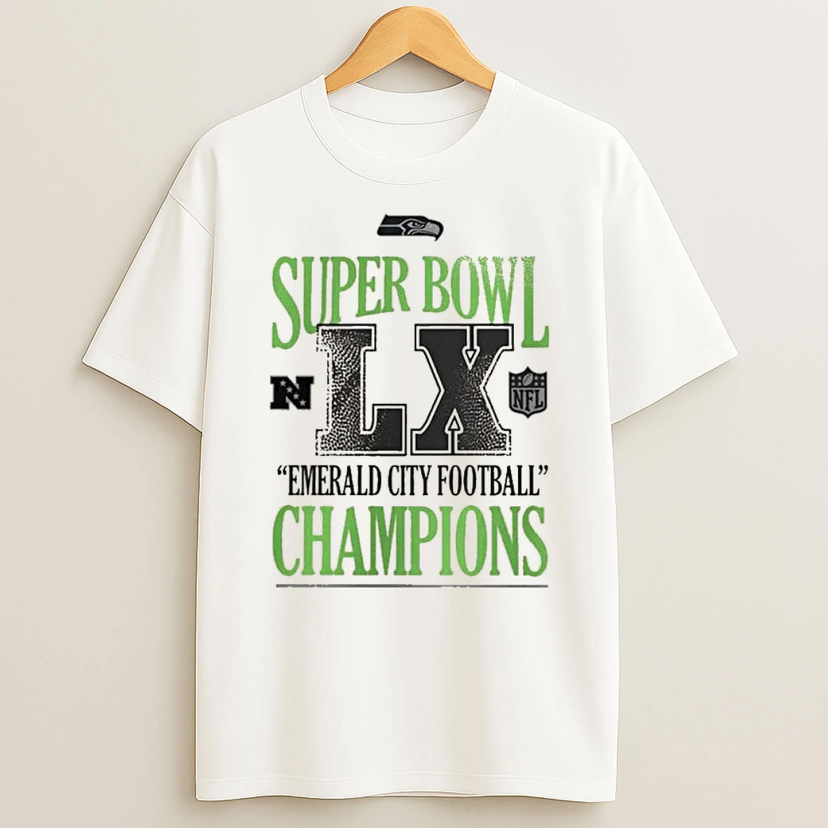 Seattle Seahawks Super Bowl Lx Champions Long Ball T Shirt