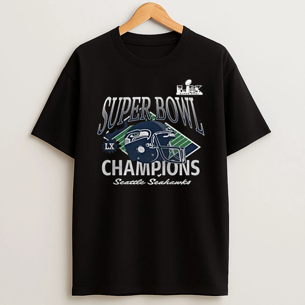 Seattle Seahawks Super Bowl Lx Champions Under The Lights T Shirt
