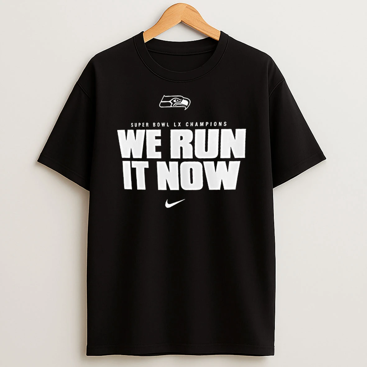 Seattle Seahawks Super Bowl Lx Winner We Run It Now T Shirt