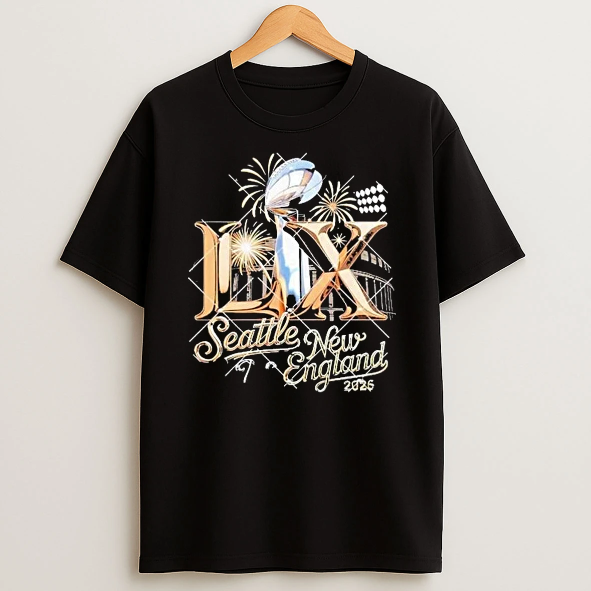 Seattle Seahawks Vs New England Patriots Bowl Game Lix 2026 T Shirt