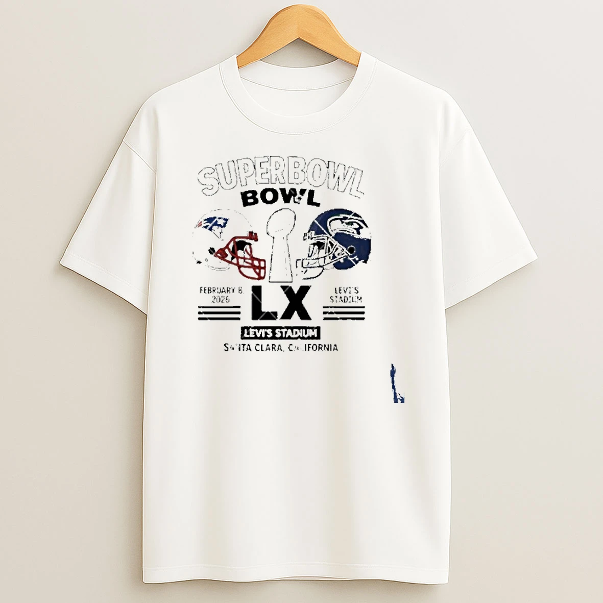 Seattle Seahawks Vs New England Patriots Super Bowl 2026 T Shirt