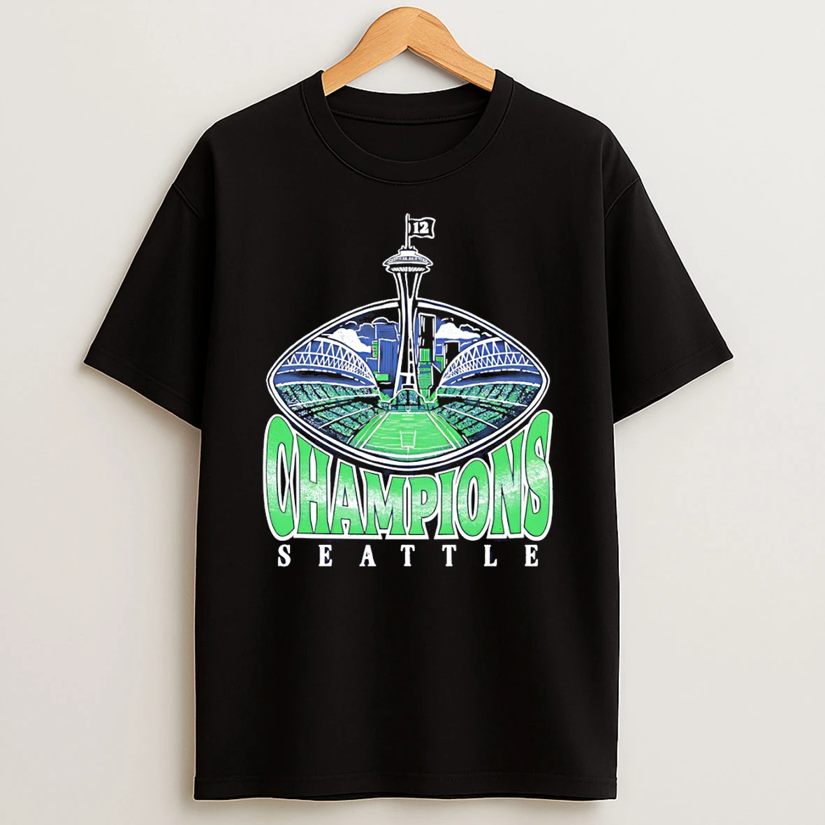 Seattle Seahawks World Champions 12th Stadium T Shirt