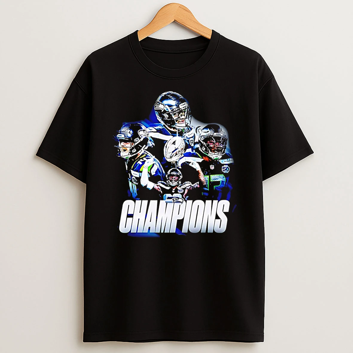 Seattle Football Super Bowl Lx Champion Graphic T Shirt
