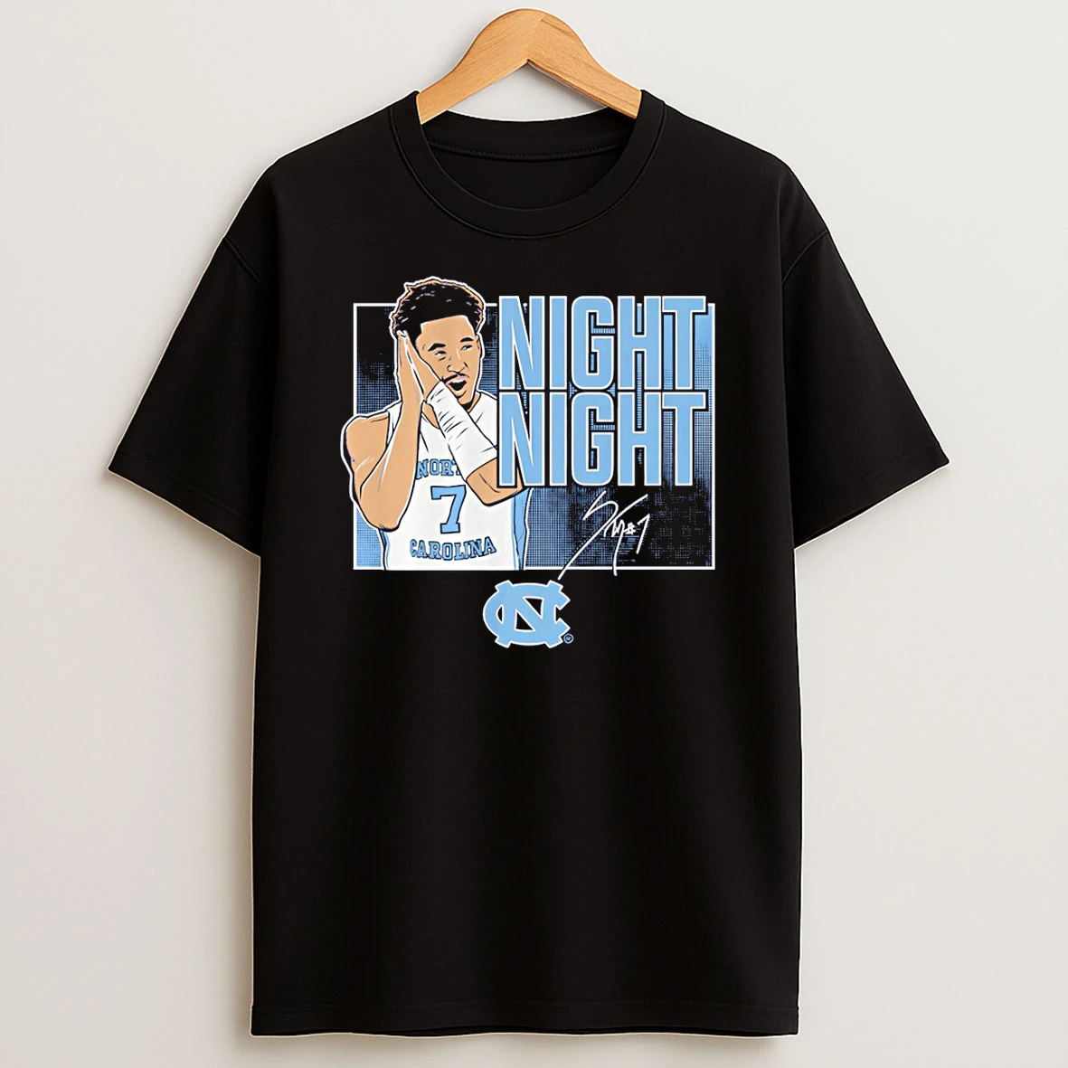Seth Trimble Said Night Night North Carolina Tar Heels Basketball Signature T Shirt