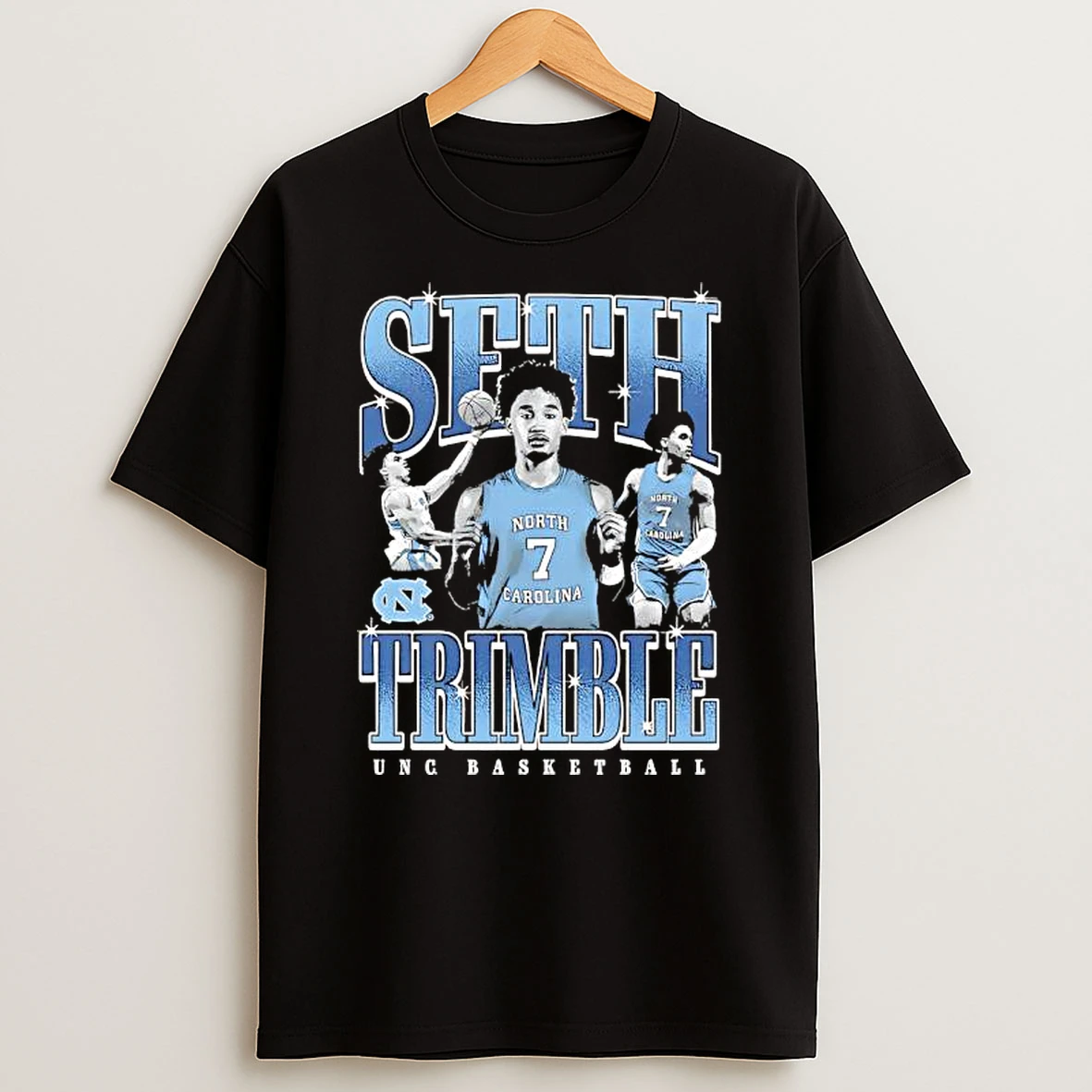 Seth Trimble Unc North Carolina Tar Heels Basketball Player T Shirt
