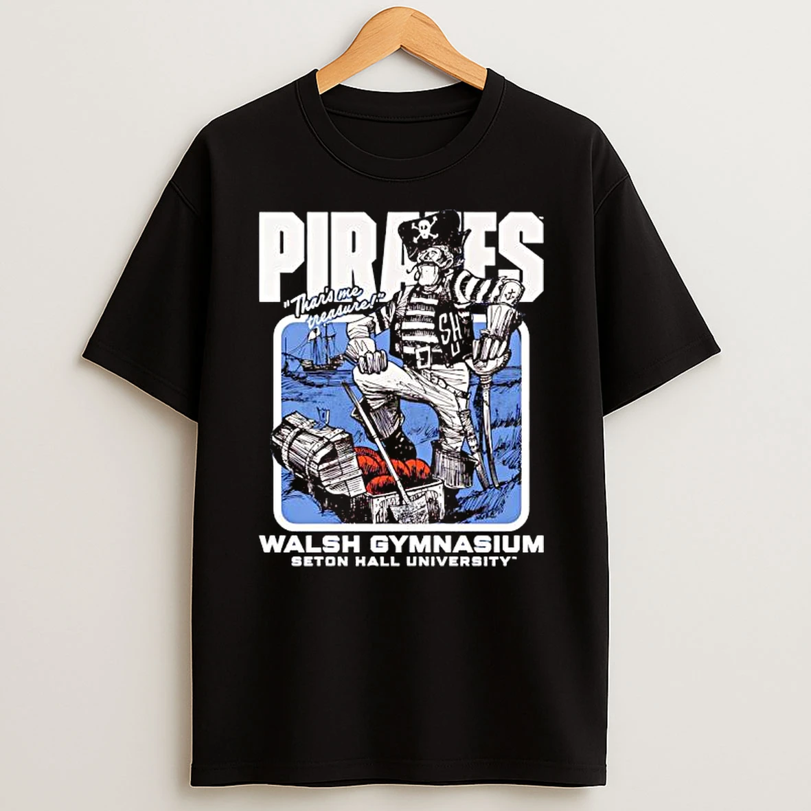 Seton Hall Basketball Walsh Gymnasium Vintage T Shirt