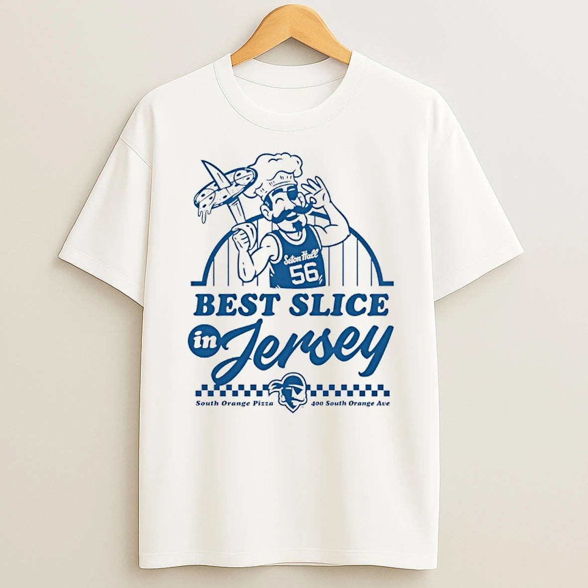Seton Hall Pirates Pizza Best Slice In Jersey T Shirt