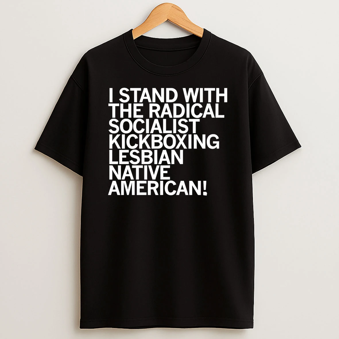 Sharice Davids I Stand With The Radical Socialist Kickboxing Lesbian Native American T Shirt