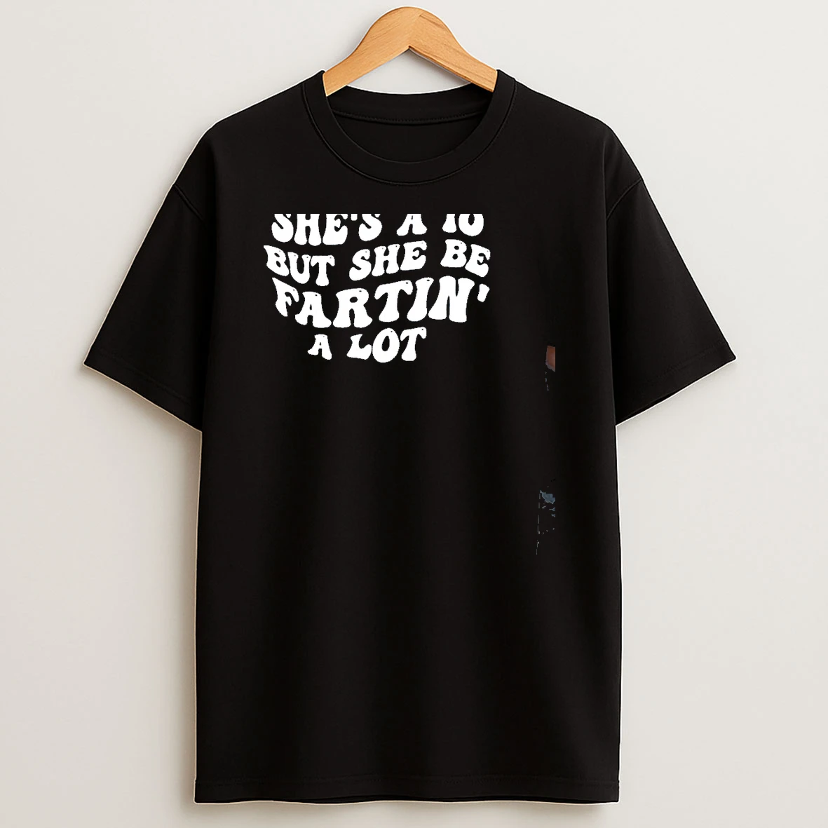 Shes A 10 But She Be Fartin A Lot Phrase T Shirt