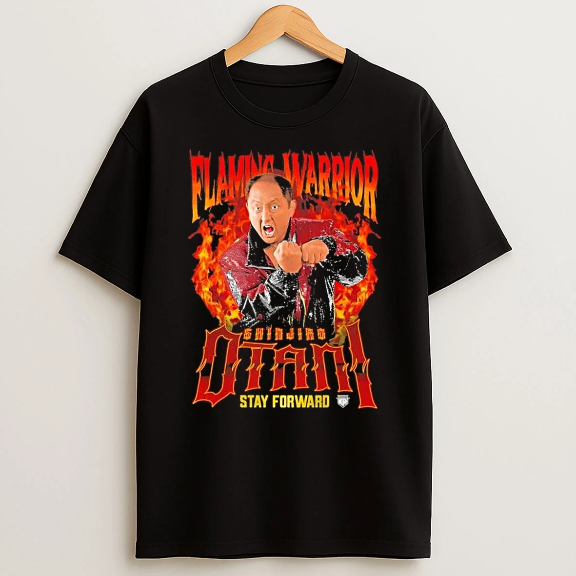 Shinjiro Otani Flaming Warrior T Shirt