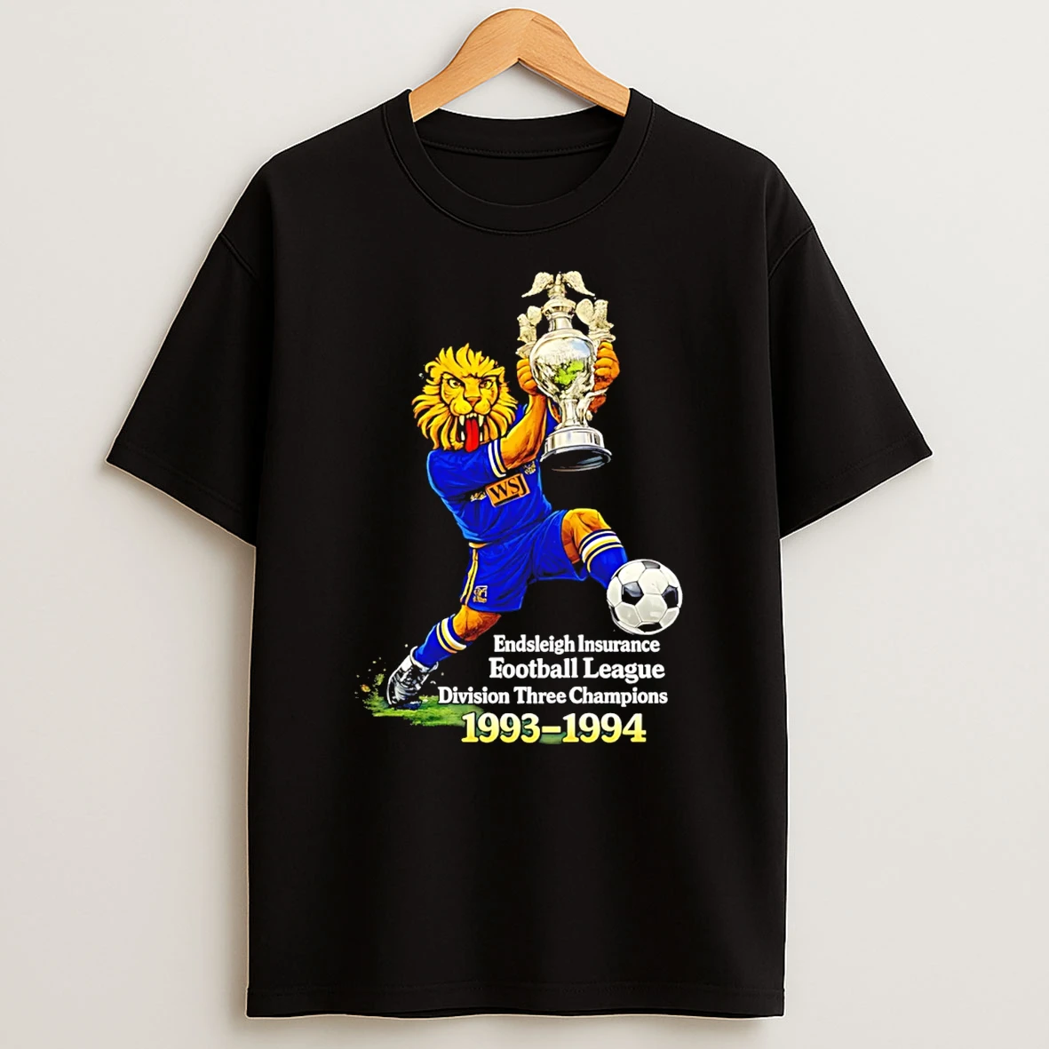 Shrewsbury Town Endsleigh Insurance Football League Division Three Champions 1993 1994 T Shirt