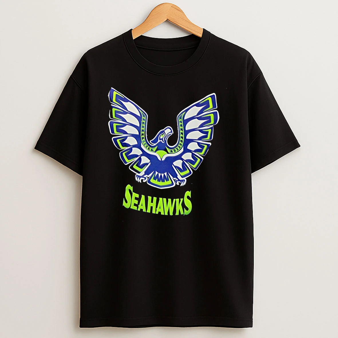 Si Hawks Seattle Seahawks Retro Logo T Shirt