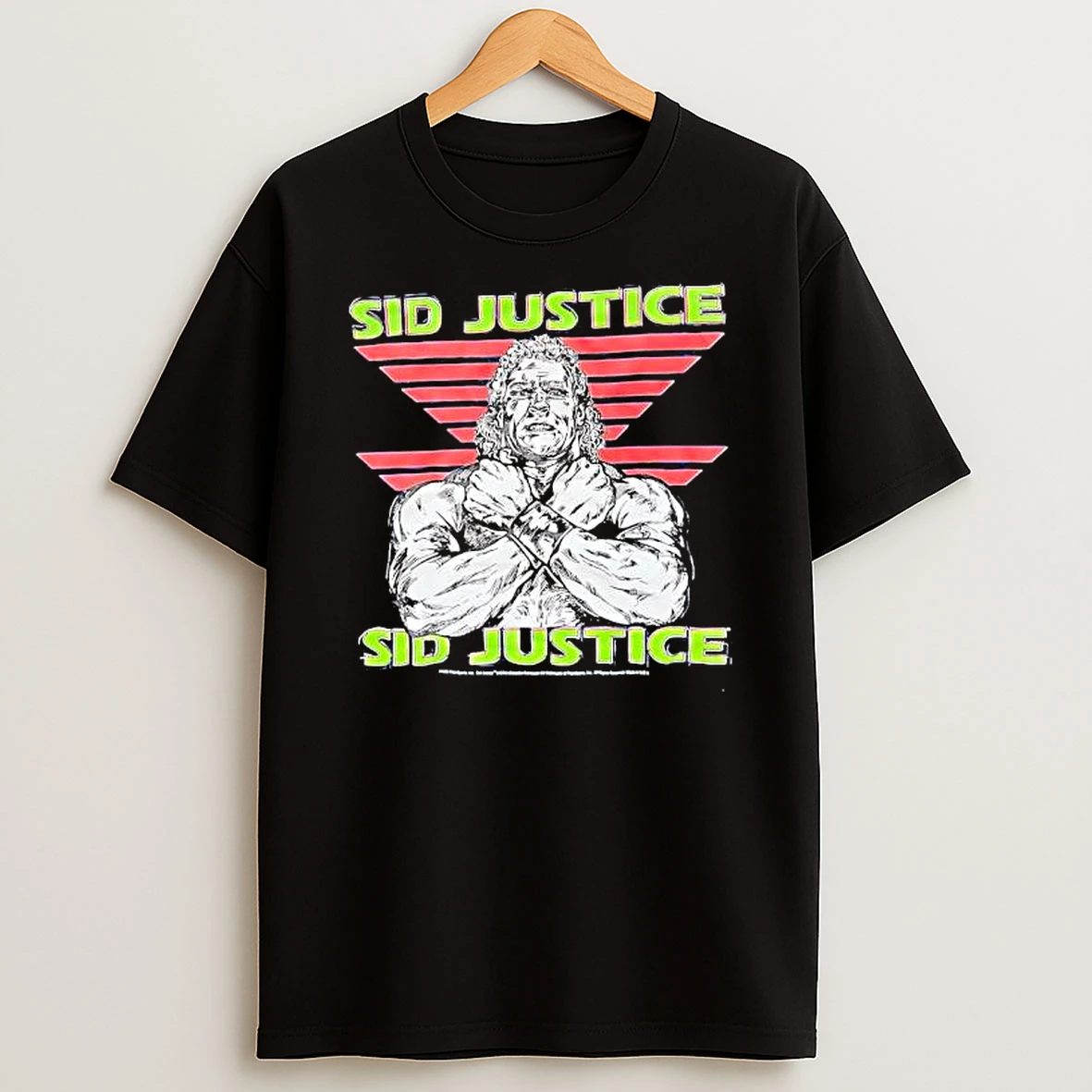 Sid Eudy Sid Justice Professional Wrestling Graphic T Shirt