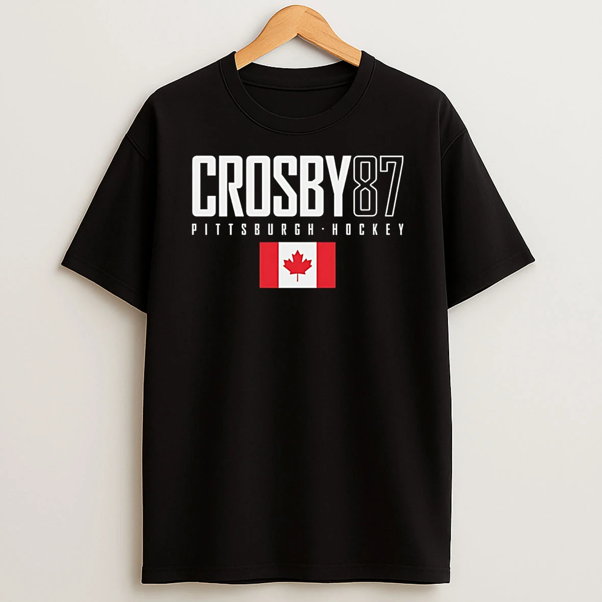 Sidney Crosby Pittsburgh Canada Elite Number And Name T Shirt