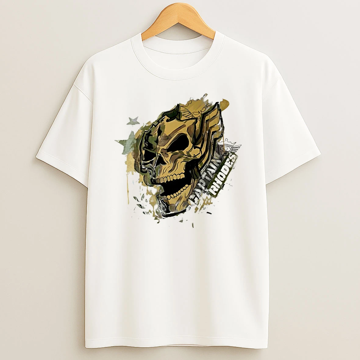 Skull Cody Rhodes Captain Rhodes Wwe Vintage T Shirt