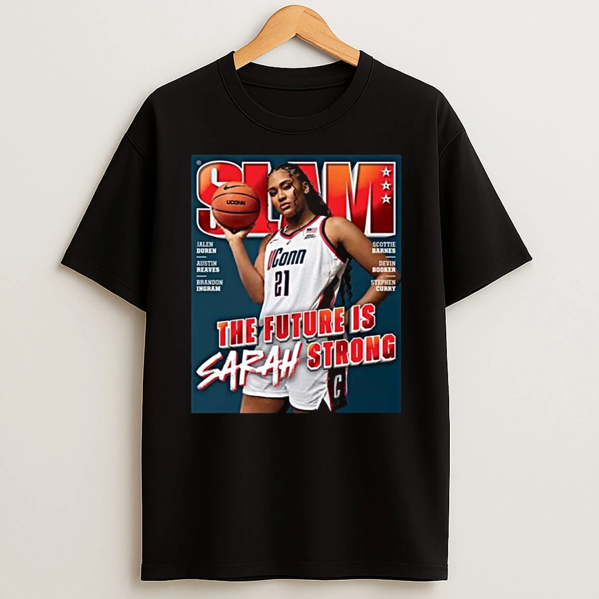 Slam 260 Sarah Strong Uconn Huskies The Future Is Sarah Strong Rising Star Magazine T Shirt