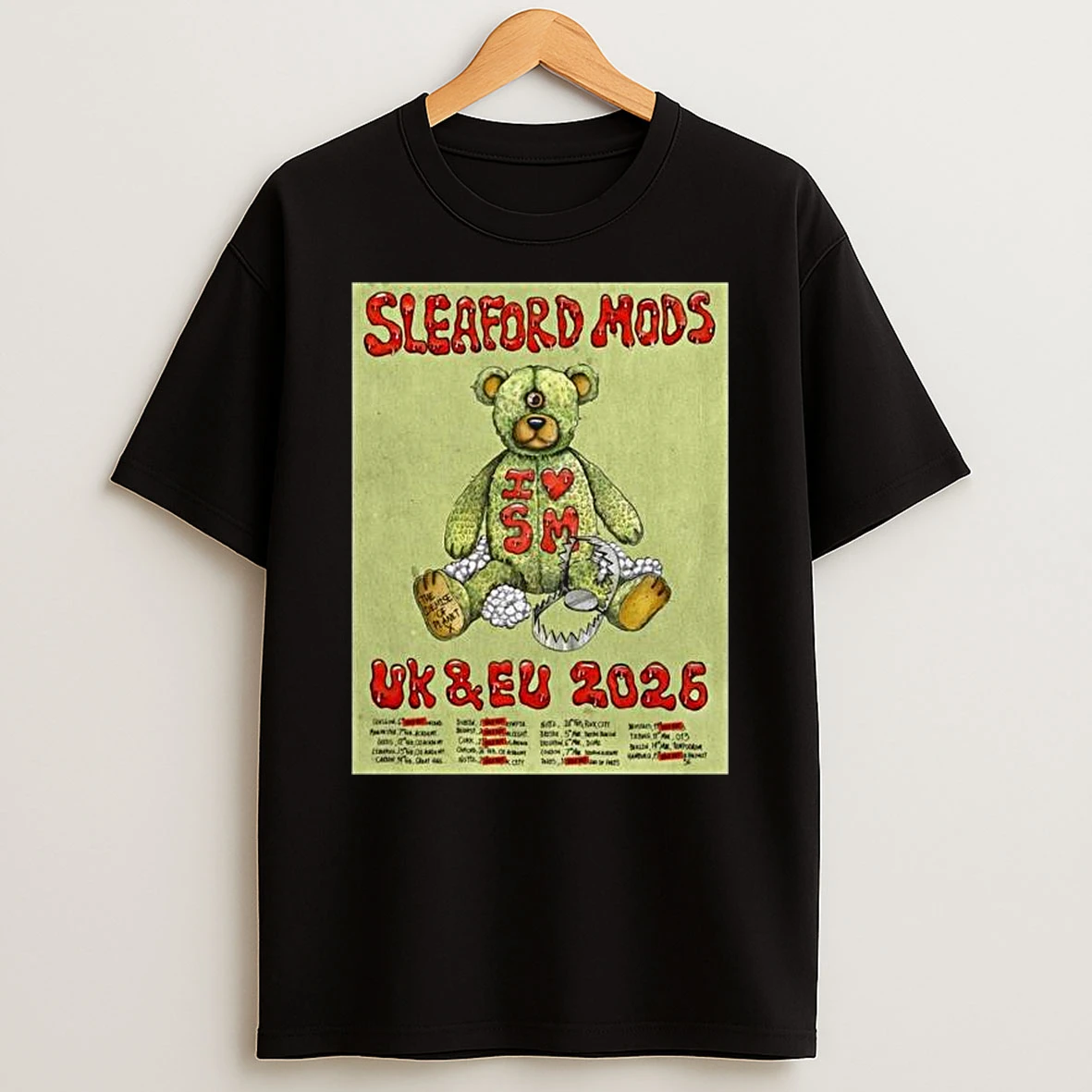 Sleaford Mods Uk Eu 2026 Shows T Shirt